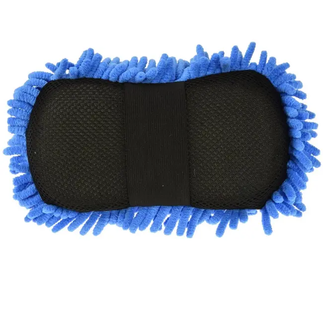 GEKO Chenille scrubber wash pad - Zacht en effectief - 24 x 12 x 6 cm