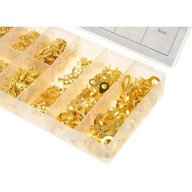 GEKO Terminal Connector Set - Diverse Maten - 450 stuks - Niet-geïsoleerd