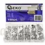 GEKO Aluminium blindklinkmoeren set - 150 stuks - 6 maten M3-M10