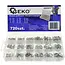 GEKO Assortiment sluitringen - 720 stuks - Roestbestendig staal - Diverse maten