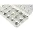 GEKO Assortiment sluitringen - 720 stuks - Roestbestendig staal - Diverse maten