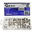 GEKO Assortiment dopmoeren - 150 stuks - Diverse maten M3-M10 - Voor auto- en velgbevestiging