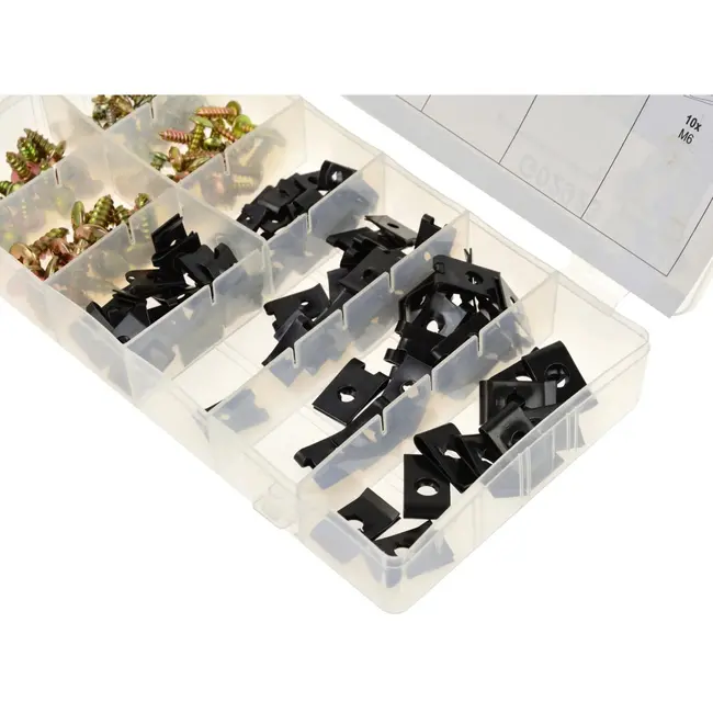 GEKO Assortiment carrosserieschroeven en ringen - 170 stuks - Diverse maten