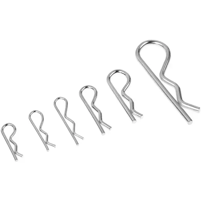 GEKO Assortiment haarspeldborgpennen - 6 maten - 150 stuks - Duurzaam en gebruiksvriendelijk