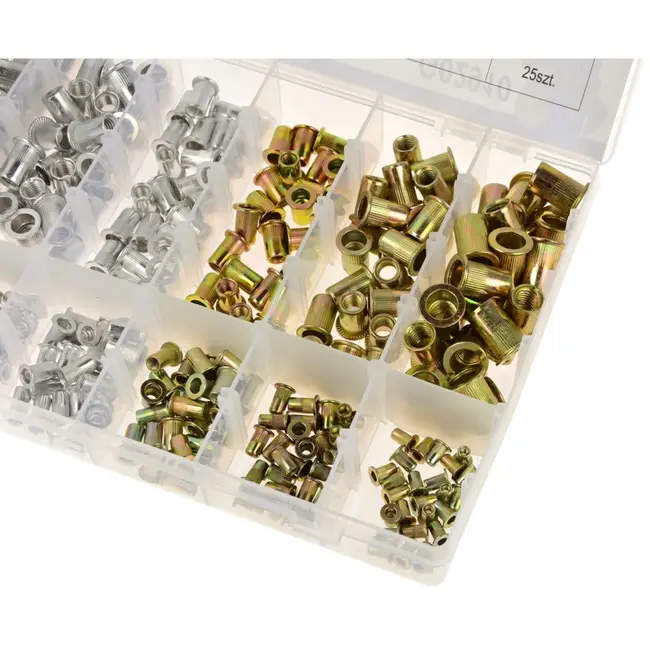 GEKO Stalen en aluminium blindklinkmoeren - 6 maten - 300 stuks