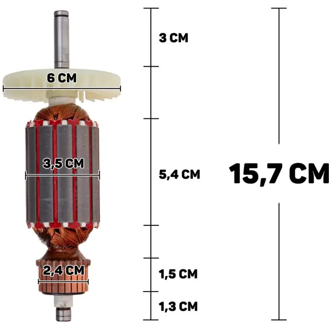 GEKO Rotor - Compact ontwerp - Duurzaam materiaal - Geschikt voor g83008