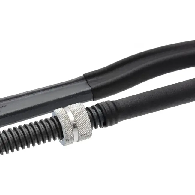 GEKO S-vormige pijptang - 45° hoek - Inductiegeharde tanden - Dubbel-T profiel grip