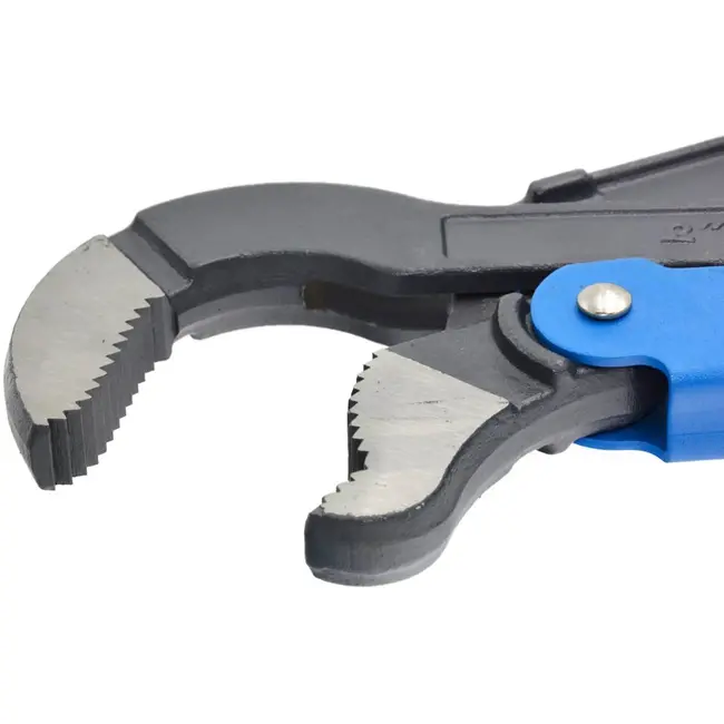 GEKO S-vormige pijptang - 45° hoek - 1 inch - dubbele T-profiel grip