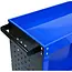GEKO Werkplaatswagen met zijpanelen - Drie ruime planken - Ergonomische handgreep - Zwenkwielen met rem - 775x348x760 mm