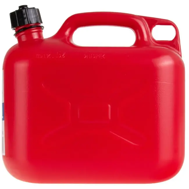 GEKO Plastic jerrycan - 5 liter - flexibel tuit - ergonomisch - rood