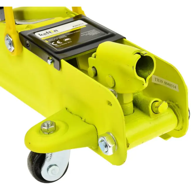Keltin Hydraulische krik - 2 ton - Stalen wielen - Draaghandvat - Verstelbare hoogte
