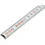 GEKO Houten vouwmeter - 2 meter - 10 delen - wit - nauwkeurigheid klasse III