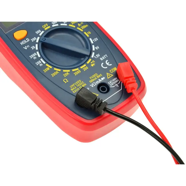 GEKO Digitale multimeter - LCD display - Data hold functie - Batterijtest - Compact formaat