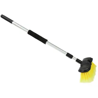 GEKO Telescopische autowasborstel - verstelbare lengte 0.7-1.3 m - ergonomisch ontwerp