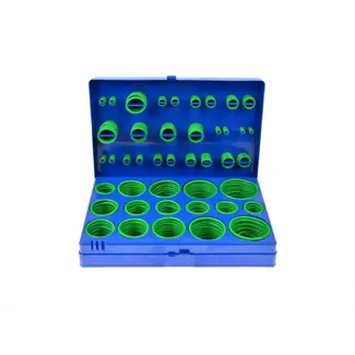 GEKO Rubberen O-Ring Set - 419 stuks - 32 maten - Inclusief opbergdoos