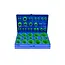 GEKO Rubberen O-Ring Set - 419 stuks - 32 maten - Inclusief opbergdoos