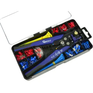 GEKO Multifunctionele striptang set - 260-delig - Comfortabel en duurzaam - 0,2-6 mm werkbereik