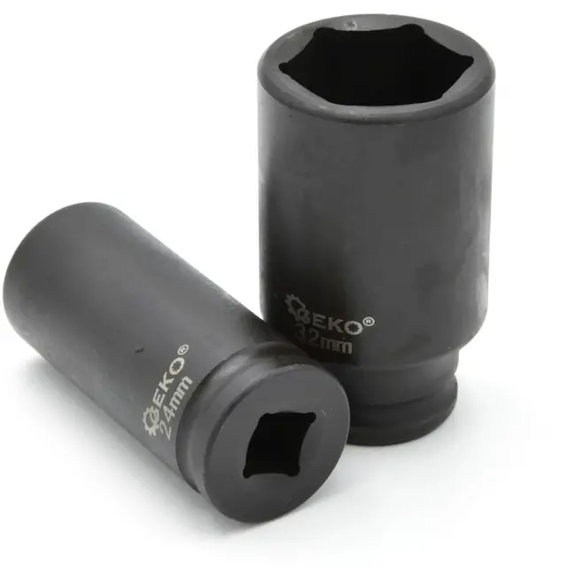 GEKO Langdurige dopsleutelset - 6-punts - Cr-V staal - 16-delig - 10-32 mm