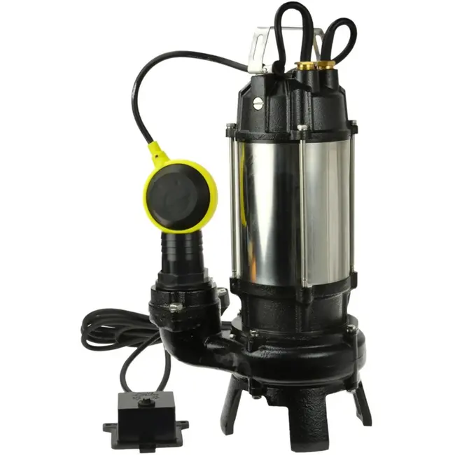 GEKO Zwaar uitgevoerde dompelpomp - snijmes - vlotterschakelaar - 1100W - corrosiebestendig