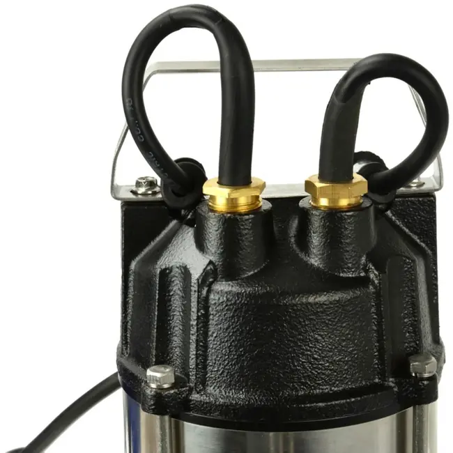 GEKO Zwaar uitgevoerde dompelpomp - snijmes - vlotterschakelaar - 1100W - corrosiebestendig