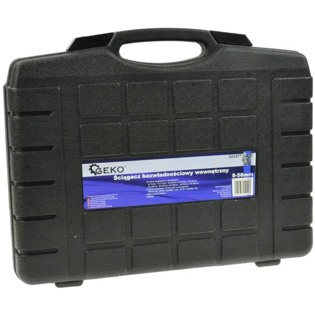 GEKO Bearing extractor set - veelzijdig precisiegereedschap - 8-58 mm - 14-delig