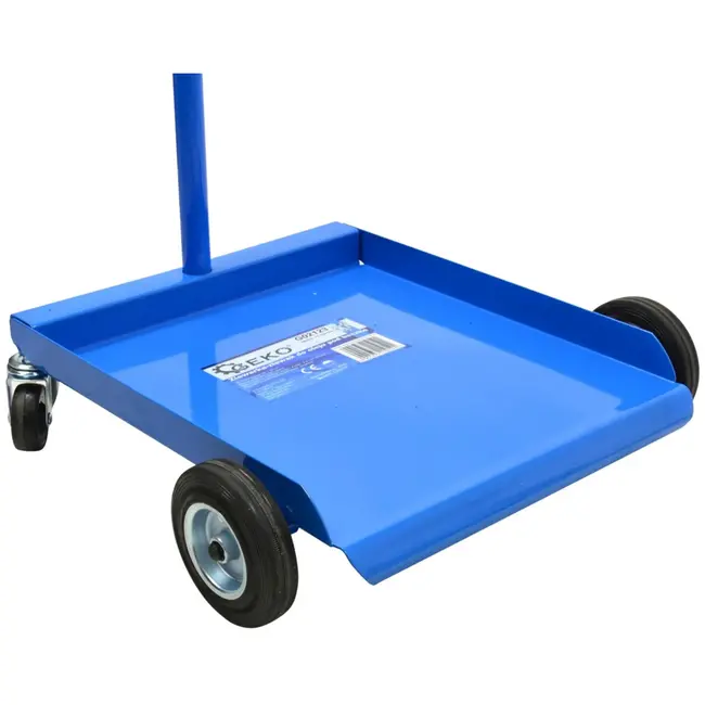 GEKO Mobiele olieafvoer - 360° draaibare opvangschaal - Verstelbaar tot 170 cm - 10 liter capaciteit