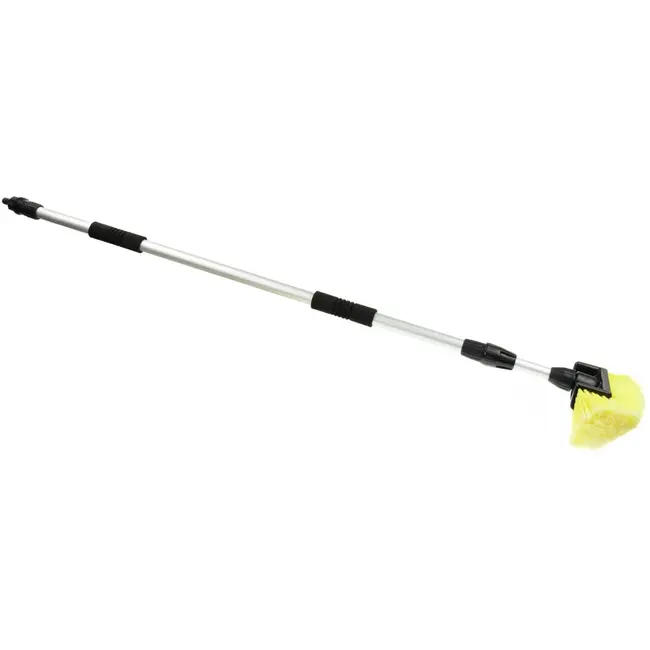 GEKO Telescopische autowasborstel - verstelbaar 1.3-2.2 m - ergonomisch ontwerp