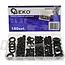 GEKO Rubberen doorvoertules set - 180 stuks - Diverse maten - Bescherming kabels