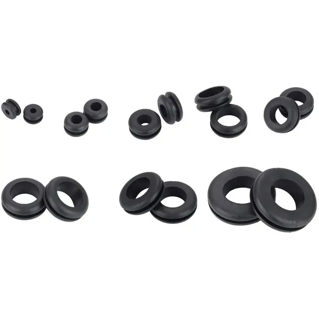 GEKO Rubberen doorvoertules set - 180 stuks - Diverse maten - Bescherming kabels