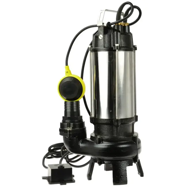 GEKO Zwaar uitgevoerde dompelpomp - 1500W - met mes en vlotterschakelaar - corrosiebestendig - thermische beveiliging