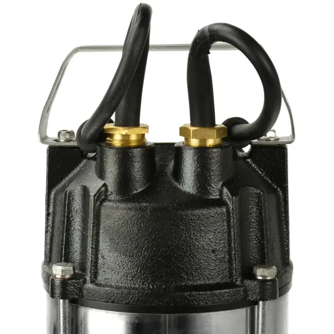 GEKO Zwaar uitgevoerde dompelpomp - 1500W - met mes en vlotterschakelaar - corrosiebestendig - thermische beveiliging