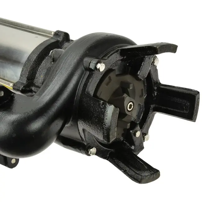 GEKO Zwaar uitgevoerde dompelpomp - 1500W - met mes en vlotterschakelaar - corrosiebestendig - thermische beveiliging