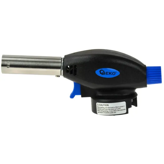 GEKO Automatische gasbrander - roestvrij staal - 1300°C - verstelbare vlam