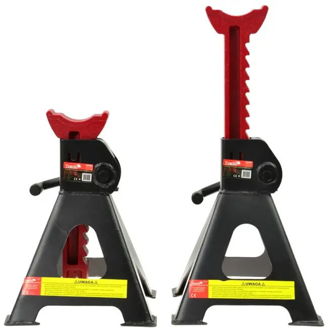 Tvardy Professionele assteunen - 3 ton - Verstelbaar 260-435 mm - Set van 2