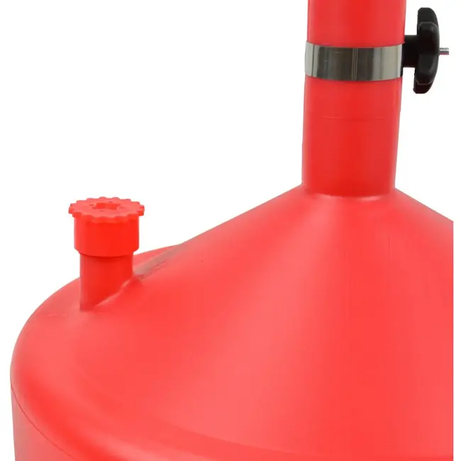 GEKO Verstelbare olieopvangtank - 30 liter - eenvoudig verplaatsbaar - robuust ontwerp