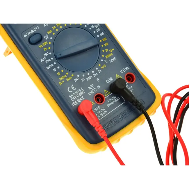 GEKO Digitale multimeter - LCD display - Schokbestendig - Auto uitschakeling - 200x98x47mm