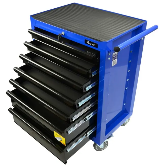 GEKO Gereedschapskast met 7 lades - Ergonomisch - Stalen constructie - 995 mm hoog