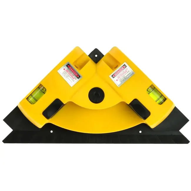 GEKO 90° laserwaterpas - nauwkeurige uitlijning - dubbele waterpasbel - eenvoudig in gebruik