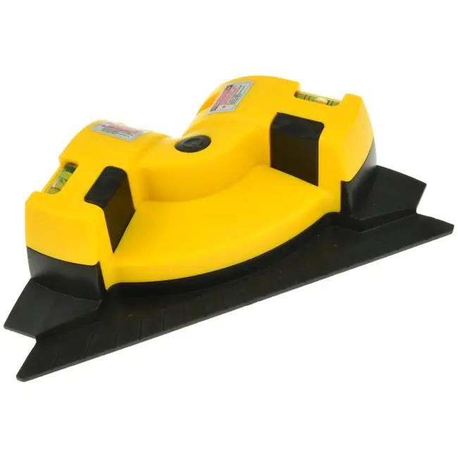 GEKO 90° laserwaterpas - nauwkeurige uitlijning - dubbele waterpasbel - eenvoudig in gebruik