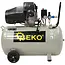 GEKO Compacte luchtcompressor - 100L - 2-cilinder - Mobiel - Energiezuinig