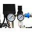GEKO Compacte luchtcompressor - 100L - 2-cilinder - Mobiel - Energiezuinig