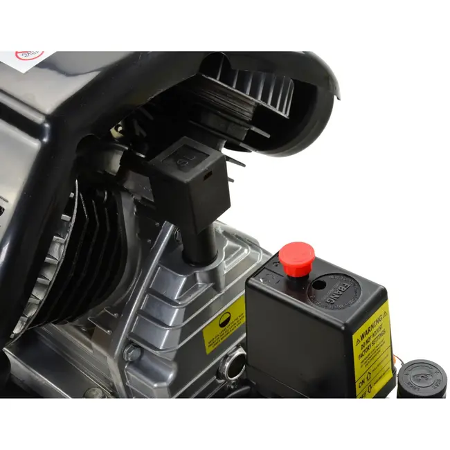 GEKO Compacte luchtcompressor - 100L - 2-cilinder - Mobiel - Energiezuinig