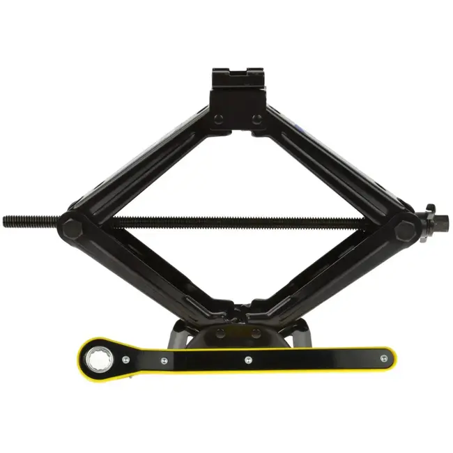 GEKO Schaarhefjacks - 2 ton - Inclusief speciale sleutel - Staal - 100-420 mm hefbereik