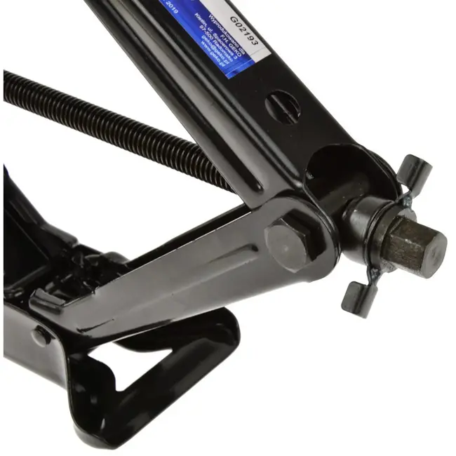 GEKO Schaarhefjacks - 2 ton - Inclusief speciale sleutel - Staal - 100-420 mm hefbereik