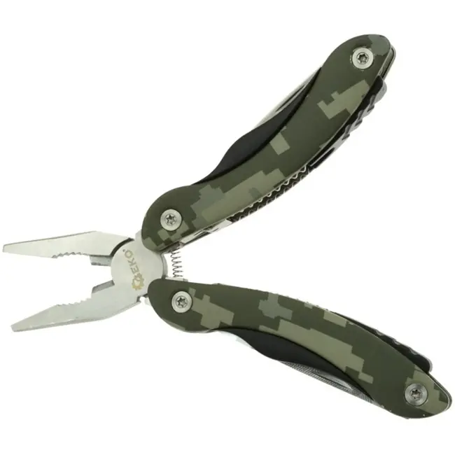 GEKO Multifunctioneel gereedschap - 15-in-1 - roestvrij staal - aluminium handvat - camo design