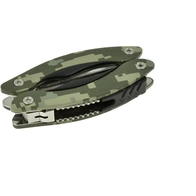 GEKO Multifunctioneel gereedschap - 15-in-1 - roestvrij staal - aluminium handvat - camo design