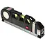 GEKO Multipurpose laserwaterpas - 2,5m meetlint - 3 richtingsniveaus