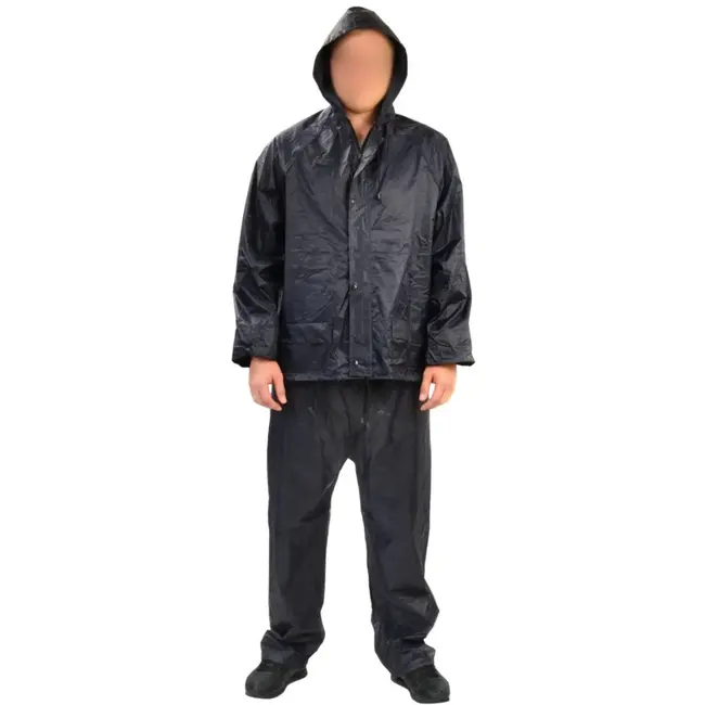 GEKO Regenpak - Waterdicht - PVC/Polyester - Inclusief Opbergzak - Maat XXXL