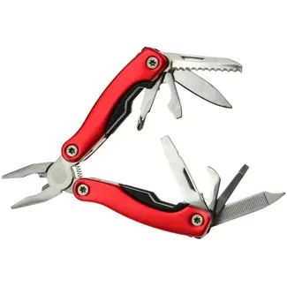 GEKO Multifunctioneel gereedschap - 15 functies - aluminium handgreep - nylon holster