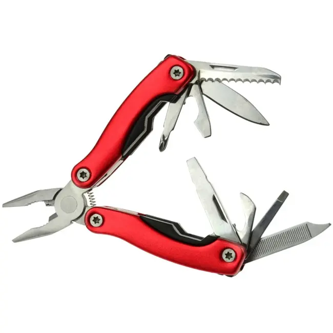 GEKO Multifunctioneel gereedschap - 15 functies - aluminium handgreep - nylon holster